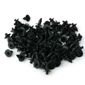 50Pz Rivetti Clip Scatto 8mm Plastica Carene Universale