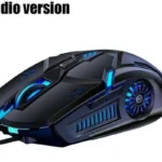 Mouse Gaming Con Rumore Ventola 4 Regolazioni Dpi 1200 3200