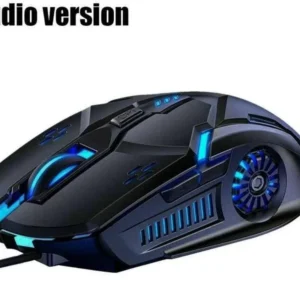 Mouse Gaming Con Rumore Ventola 4 Regolazioni Dpi 1200 3200