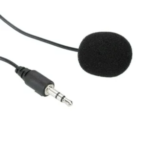 Microfono Lavalier Clip Con Connettore Jack 3.5 Piccolo 1.5m