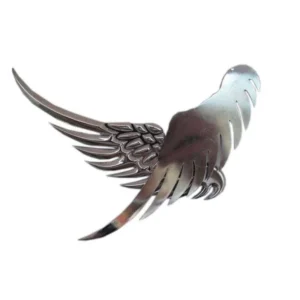 1 Coppia Ali 3D Adesivi Sticker Per Auto In Gomma Pvc Wings