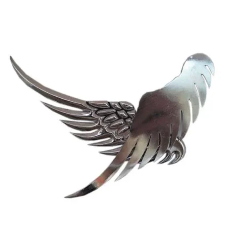 1 Coppia Ali 3D Adesivi Sticker Per Auto In Gomma Pvc Wings