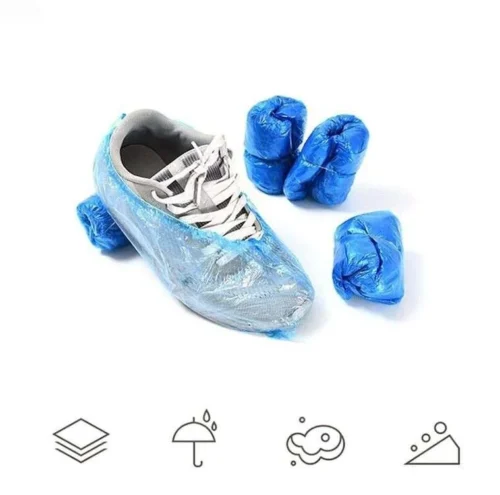 100 Pezzi Copriscarpe Monouso Calzari Usa e Getta Antipioggia