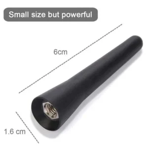 5.8Cm Antenna Autoradio Corta Universale Nera Auto Radio