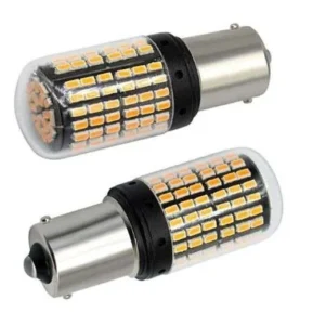 Lampadina Auto Ba15S P21W Canbus 144 Led 3014 Luce Retromarcia
