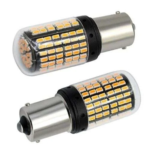 3676 Lampadina Auto Ba15S P21W Canbus 144 Led 3014 Luce Retromarcia