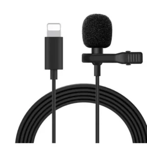 Microfono Lavalier Clip Con Connettore Jack 3.5 Piccolo 1.5m