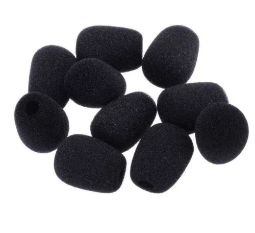 5 Spugnette Per Microfono Ricambio Spugne Copri Mic Protezio