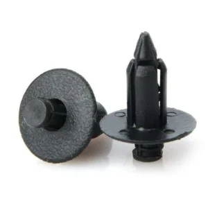 50Pz Rivetti Clip Scatto 8mm Plastica Carene Universale