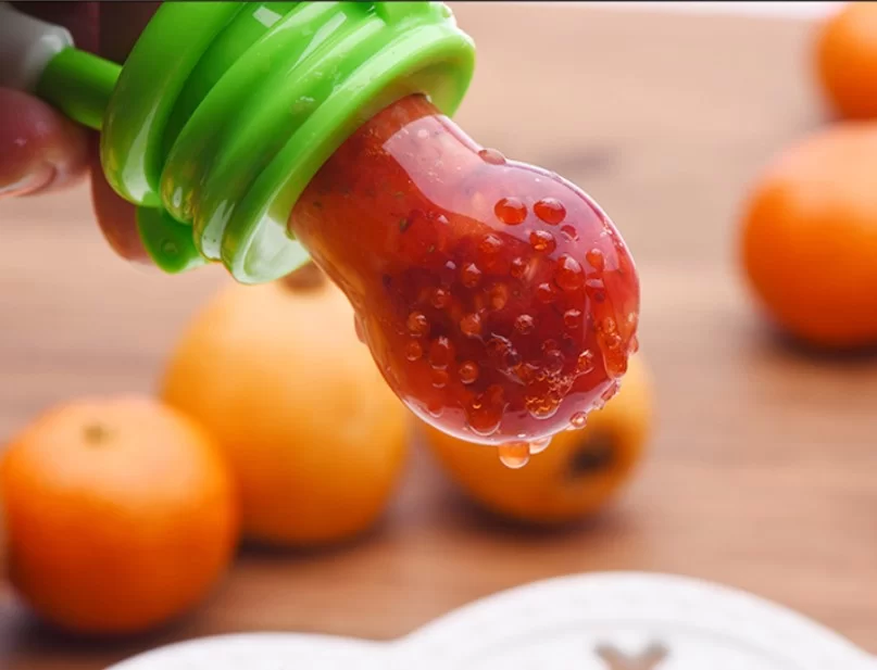 Ciuccio Frutta Cibo Neonati Bambini Succhietto Gengive