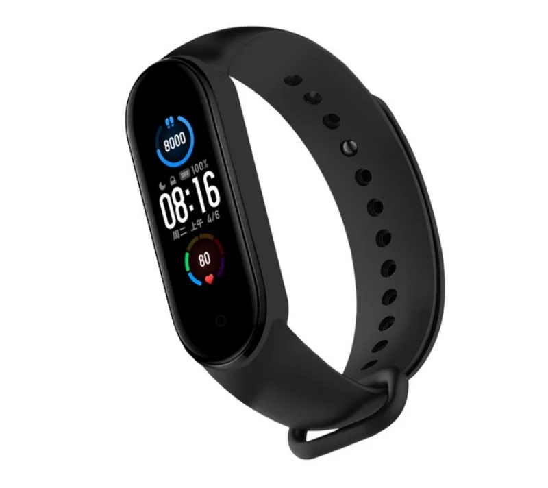Solo Cinturino Nero Ricambio Smartwatch M6 Smart Band Fitnes