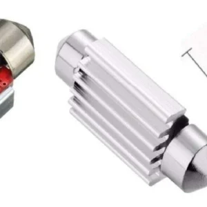 5 Lampade LED Siluro 36mm 12 SMD 4014 Canbus Xenon Luci