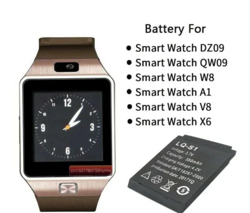380mAh batteria ricaricabile litio Smart Watch LQ-S1 AB-S1