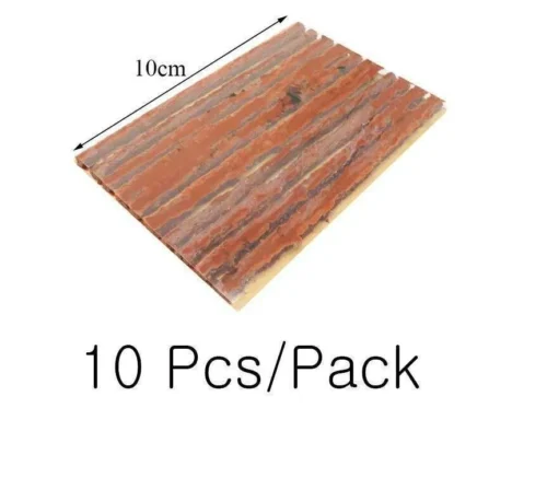 10 X STRINGHE STRISCE KIT RIPARAZIONE GOMME PNEUMATICI