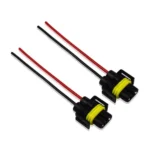 Coppia 2PZ Connettore cablato Portalampada H8 H9 H11 H13