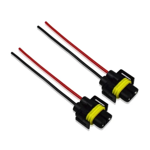Coppia 2PZ Connettore cablato Portalampada H8 H9 H11 H13