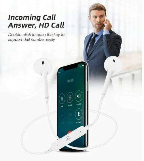 Cuffie universali auricolare Bluetooth con microfono