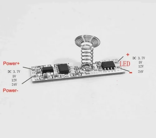 CIRCUITO DIMMER INTERRUTTORE ON OFF TOUCH PER PROFILI