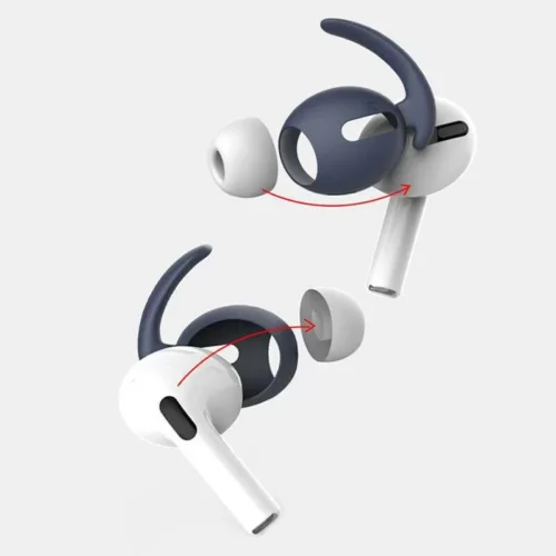 Coppia Supporti Auricolari Compatibili Apple Pro Silicone
