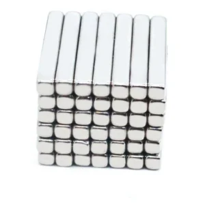 10 Pezzi Magneti Neodimio NdFeB N35 Misura 20x2x2mm 20*2*2