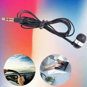 Auricolare Singolo Mono Con Filo Jack 3.5mm Smartphone MP3
