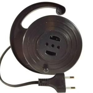 Prolunga avvolgicavo elettrico 5 mt 1 presa bivalente presa