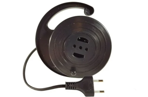 Prolunga avvolgicavo elettrico 5 mt 1 presa bivalente presa
