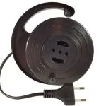 Prolunga avvolgicavo elettrico 5 mt 1 presa bivalente presa spina elettrica
