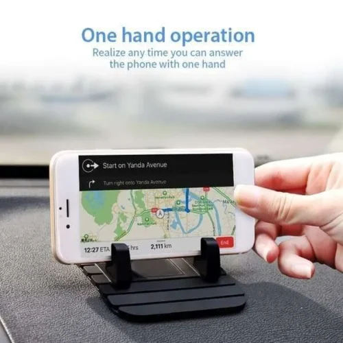 Supporto Cellulare Antiscivolo Silicone Telefono Cruscotto