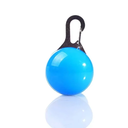 Ciondolo Collare a LED per Cane Blue Luce Notturna Portatile