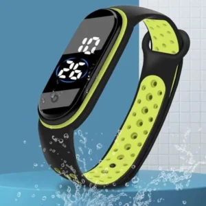 Orologio Bracciale Uomo a LED Impermeabile Silicone Digitale