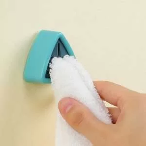Gancio Portasciugamani da Cucina Ventosa Panno Incastro Bianco Parete
