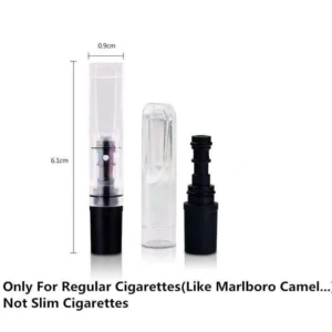 Lotto 10 Pezzi Bocchino per Sigaretta Filtro Nero Lavabile