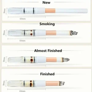 Lotto 10 Pezzi Bocchino per Sigaretta Filtro Nero Lavabile