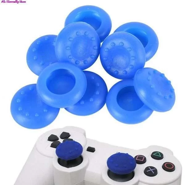 Lotto da 10 Pezzi Coperchio Silicone Joystick per PS3 PS4 Blue Controller