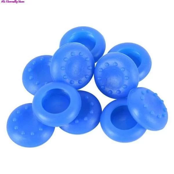 Lotto da 10 Pezzi Coperchio Silicone Joystick per PS3 PS4 Blue Controller