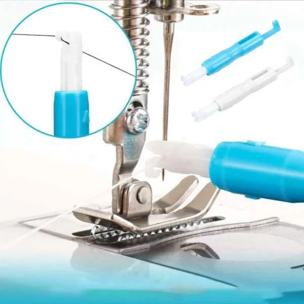 Macchina da Cucire Infila Cotone Ago Punto Croce Rapido Cucito Blue