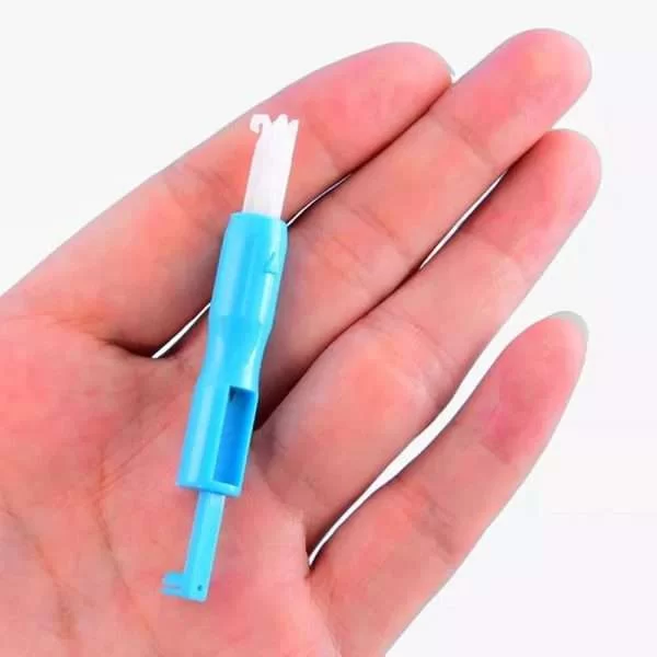 Macchina da Cucire Infila Cotone Ago Punto Croce Rapido Cucito Blue