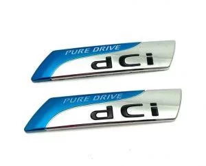 Adesivo Sticker Auto Pure Drive dCi Emblema 3D Qashqai 1.5