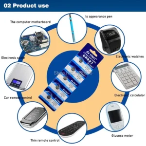 Batteria a Bottone CR927 927 DL927 BR927 3V Lotto 10 Pezzi