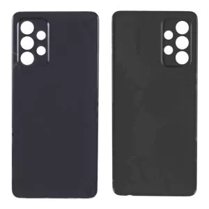 Copri Batteria Cover Scocca Posteriore NERA con logo per Samsung Galaxy A52 4G