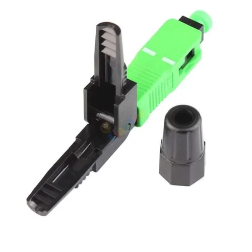 Lotto 10 Pezzi Fibra Ottica Connettore FTTH Prelappato SC