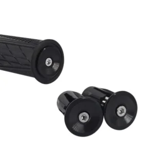 Tappi per manubrio bici MTB NERI alluminio universali