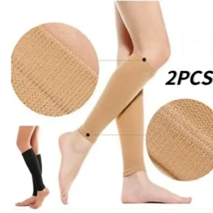 2 Pezzi 1 Paio Calze Contenitive Vene Varicose in Nylon