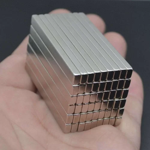 Lotto 2 Pezzi Magneti al Neodimio 50x5x3mm NdFeB Permanente