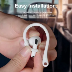 Set 2 Pezzi Ganci Orecchie con Apple AirPods Pro 3 2 1