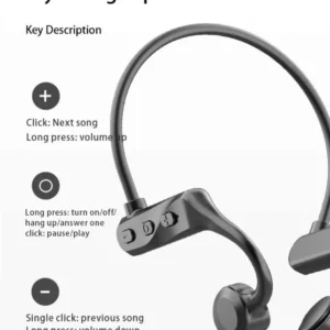 Cuffie K69 Wireless a Conduzione Ossea 5.0 Impermeabili