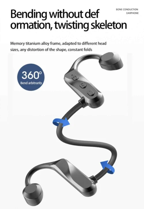 Cuffie K69 Wireless a Conduzione Ossea 5.0 Impermeabili