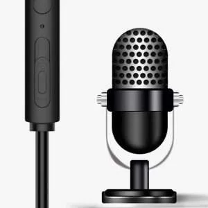 Cuffie per Smartphone M18 con grandi SubWoofer Neri con Dettagli Dorati 3,5mm Cablati