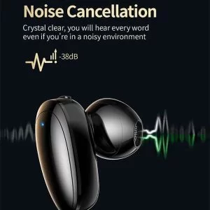 Auricolare Bluetooth 5.2 con Cancellazione del Rumore ENC Business Singolo Alta Qualità